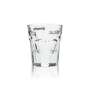 6x Frangelico glass + tray Shot Schnapps Short 2cl glasses Stamper Shotmeter Schnapps bar