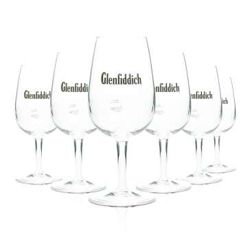 6x Glenfiddich Whiskey Glass 0.2l Nosing Glasses Tasting...