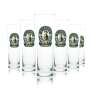 6x Allgäuer Büble Beer Glass 0,5l Mug Aspen Willi Glasses Brewery Beer Stange
