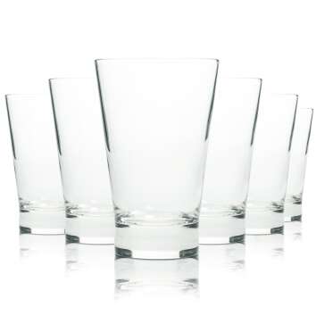 6x Rhodius water glass 0.2l tumbler mineral soda glasses...