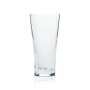6x seltzer water glass 0.1l tumbler glasses V-shape relief contour soda Gastro Hotel