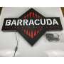 1x Barracuda Rum advertising sign black LED