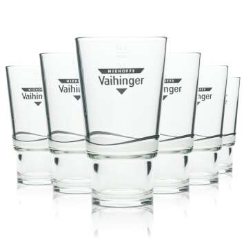 6x Vaihinger juice glass 0.4l long drink glasses Cocktail...
