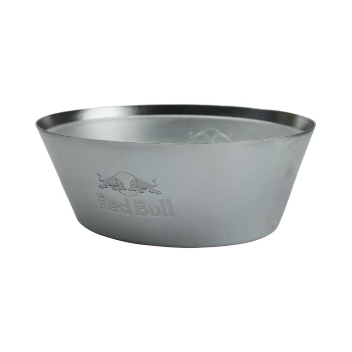 Red Bull Energy cooler Metal tub with insert Ice box Bottles Ice cubes Bar Ice Crushed