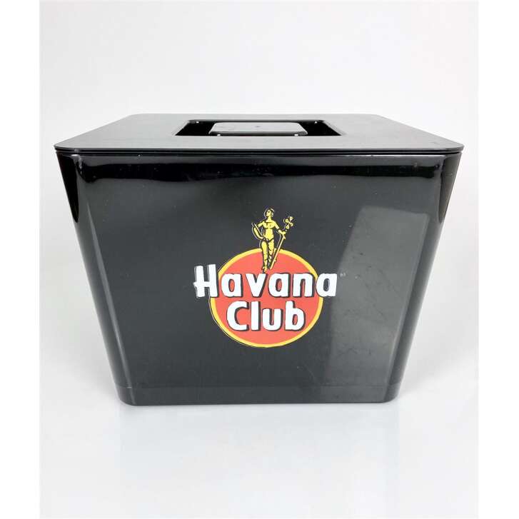 1x Havana Rum cooler black square ice box