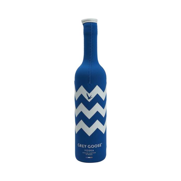 Grey Goose Vodka Cooling Sleeve Blue 0.7l White Bird Zipper Bottle Cooler Ice