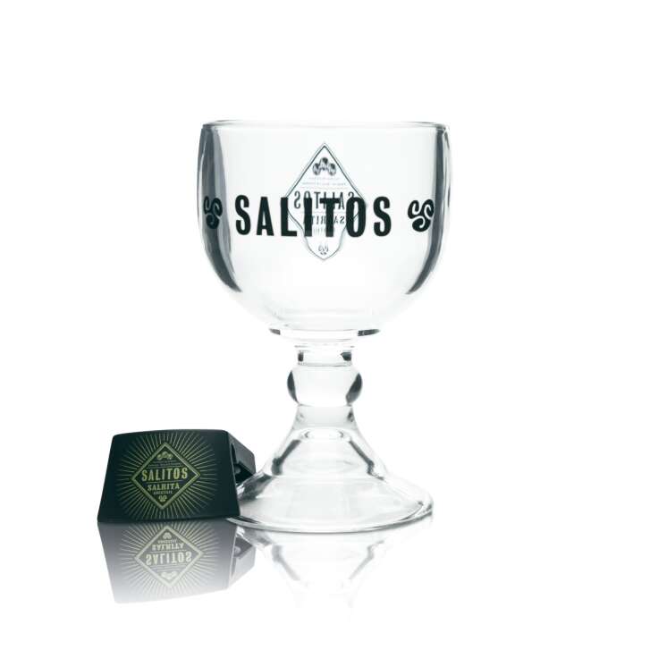 Salitos Beer Glass Salrita Cocktail Balloon Goblet Longdrink Glasses with Clip Holder