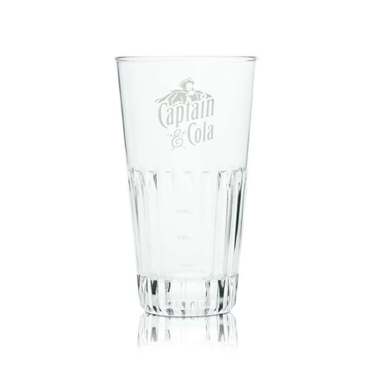 Captain Morgan plastic tumbler glass 0.3l long drink reusable glasses Rialto Bar
