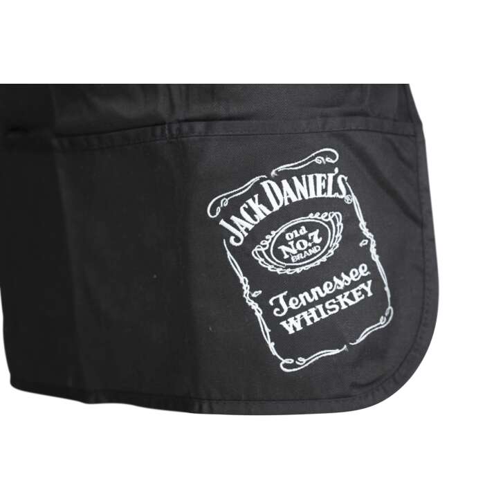 Jack Daniels waiter apron, waist tie, short pocket, service, catering