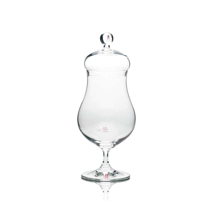 1x Asbach Uralt liqueur glass 0.2l "Geniesserglas" small with lid
