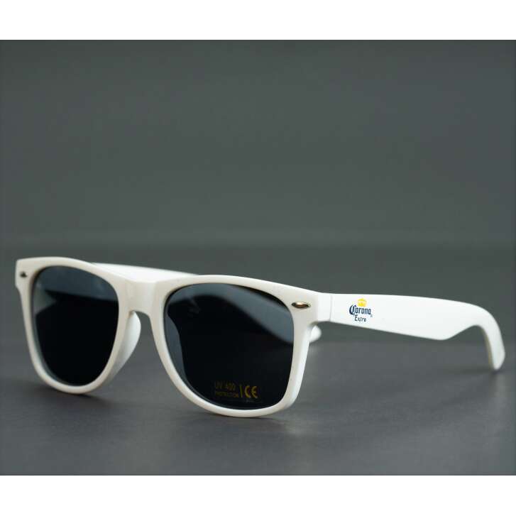 1x Corona beer sunglasses white + blue case
