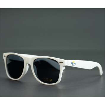 1x Corona beer sunglasses white + blue case