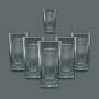 6x Bombay Sapphire gin glass long drink crushed blue base