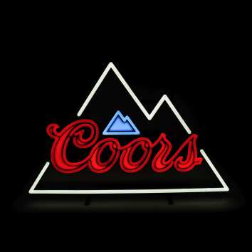 Coors Beer Illuminated Sign NEON LED Wall Panel Light...