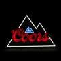 Coors Beer Illuminated Sign NEON LED Wall Panel Light Sign Beer