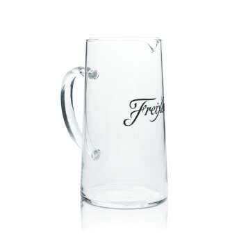 Freixenet sparkling wine glass 1.3l carafe pitcher handle...
