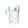 Oranjeboom beer glass 1l carafe jug pitcher handle Netherlands Gastro glasses