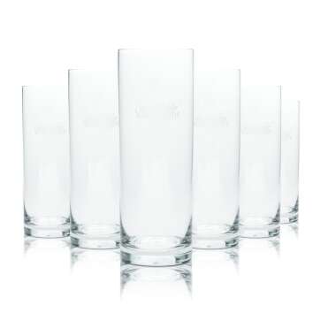 6x Vaihinger juice water glass 0.4l tumbler round glasses...