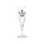 6x Radeberger beer glass 0,2l tulip goblet gold rim glasses Gastro Bar Pils