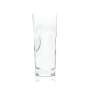6x Afri Cola soft drink glass 0.2l tumbler long drink glasses contour Gastro Limo