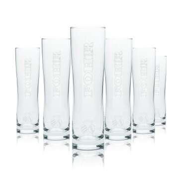 6x Fohr Beer Glass 0,2l Goblet Tulip Glasses Brewery...