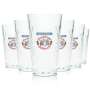6x Possmann cider glass 0.25l tumbler contour glasses Viez Most Bar