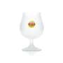 6x Lipton Iced Tea Glass 0.3l Tulip Goblet Frosted Longdrink Cocktail Glasses