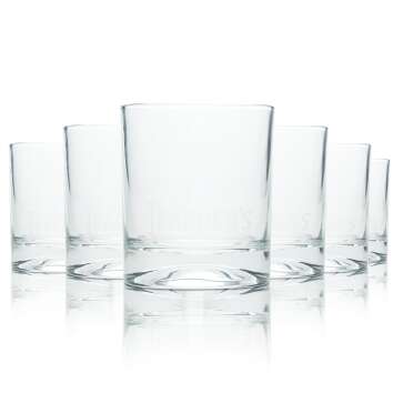 6x Teachers Whiskey Glass 0,3l Tumbler Mug Longdrink...
