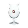 6x Duvel Beer Glass 0,5l Tulip Goblet Glasses Belgium Gastro Bar Stark Beer