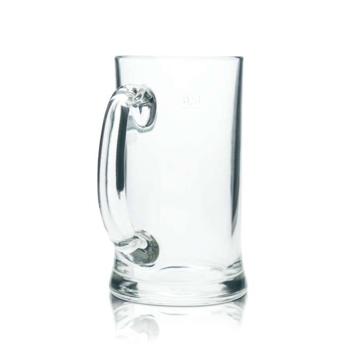 6x Heineken beer glass 0.5l mug tankard Seidel glasses with handle, catering bar pub