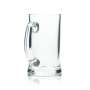 6x Heineken beer glass 0.5l mug tankard Seidel glasses with handle, catering bar pub