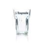 6x Hoegaarden Beer Glass 0,25l Mug Goblet Glasses Gastro Bar Pub Wit Pint