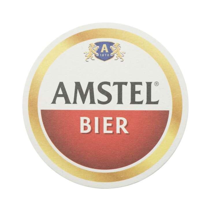 100x Amstel beer coasters, felt coasters, glasses, Netherlands, beer, gastro