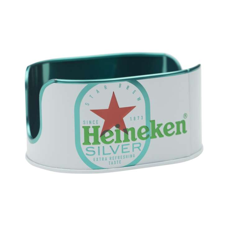 Heineken beer mat holder Silver coaster Coaster Netherlands Beer Gastro