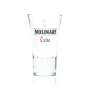 6x Molinari Sambuca Glass 4cl Extra Shot Schnapps Stamper Short Glasses Italy