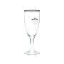 6x Einbecker beer glass 0,3l goblet tulip goblet Maredsouse gold rim glasses Gastro