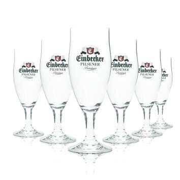 6x Einbecker beer glass 0.2l goblet tulip goblet Ikaria...