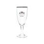 6x Einbecker beer glass 0,4l goblet tulip maredsous gold rim glasses brewery bar