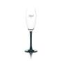 6x Freixenet Sparkling Wine Glass 0,1l Flute Black Glasses Prosecco Champagne Aperitif