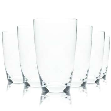 6x Bad Pyrmonter water glass 0,3l tumbler glasses Mineral...