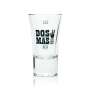 6x Dos Mas Glass 4cl Shot Short Stamper Glasses Gastro Pub Bar Party Tequila