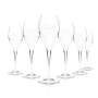 6x Devaux champagne glass 0,1l flute bowl wine champagne glasses France Veuve Bar