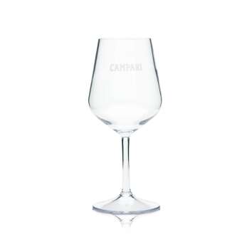 Campari liqueur plastic glass 0,3l reusable wine style...