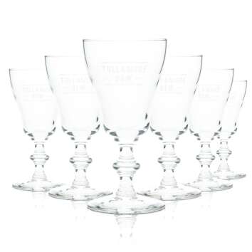 6x Tullamore Dew whiskey glass 0.15l goblet design style...