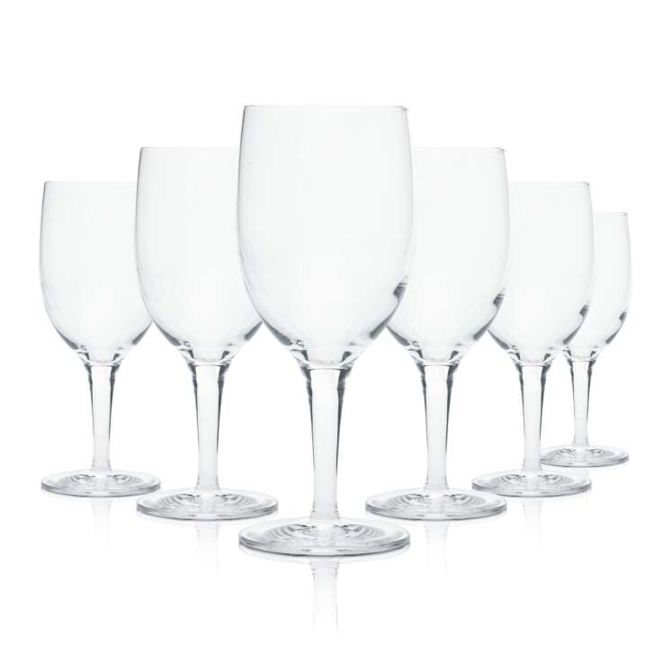 6x Ensinger water stemmed glass 0.2l Flute Tulip Milano Mineral Soda Glasses Sport