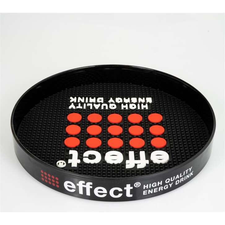 1x Effect Energy Tray Serving Tray Black