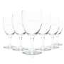 6x Prima Aqua water stemware 0.1l goblet tulip flute mineral soda juice glasses