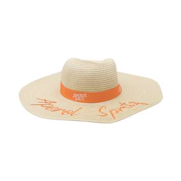 Aperol Spritz straw hat embroidery cap cap summer beach...