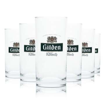12x Gilden Kölsch beer glass 0.1l bar mug glasses...