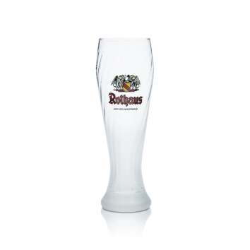1 Rothaus beer glass 0,5l wheat beer glass Frosted...